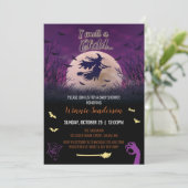 Invitation Baby shower Hocus Pocus (Debout devant)