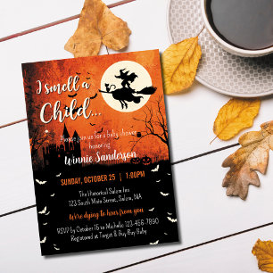 Invitation Baby shower Hocus Pocus