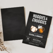 Invitation Baby shower Huggies et Chuggies