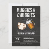 Invitation Baby shower Huggies et Chuggies (Devant)