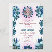 Invitation Baby shower indien Godh Bharai Hindu (Devant)