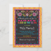 Invitation Baby shower inspiré par l'Inde de Bollywood (Devant)