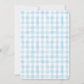 Invitation Baby shower intemporel Teddy Bear Pour Boy Party (Dos)