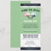 Invitation Baby shower Invitati pour les billets de football (Devant / Derrière)