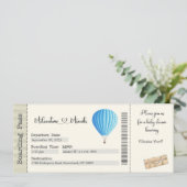 Invitation Baby shower Invitation, Aventure Attente (Debout devant)