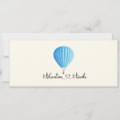 Invitation Baby shower Invitation, Aventure Attente (Dos)