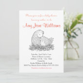 Invitation baby shower Invitations Baby showers pe (Debout devant)