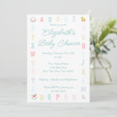 Invitation Baby Shower Invite (Debout devant)