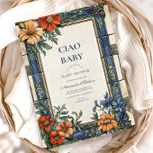 Invitation Baby shower italien Ciao