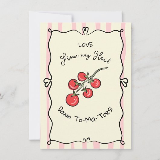 Invitation Baby shower italien de tomate cerise (Dos)