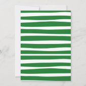 Invitation Baby shower italien vert Ciao Bambino (Dos)