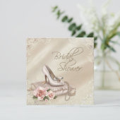 Invitation Baby Shower Ivoire (Debout devant)