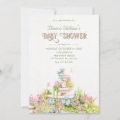 Invitation Baby shower jardin (Devant)