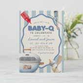 Invitation Baby shower Jardin Baby-Q (Debout devant)
