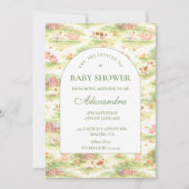 Invitation Baby Shower Jardin de Ferme Fantaisiste (Devant)
