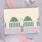 Invitation Baby shower jardin pour dames