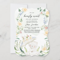Baby shower Jaune Neutre Genre Ours Vert