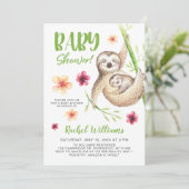 Invitation Baby shower joli (Debout devant)