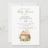 Invitation baby shower Jour de la Saint Patrick (Devant)