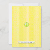 Invitation Baby shower jumeau (Dos)