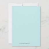 Invitation Baby shower jumeau adorable de corde à  linge de (Dos)