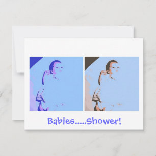 Invitation Baby shower jumeaux