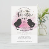 Invitation Baby shower jumeaux (Debout devant)