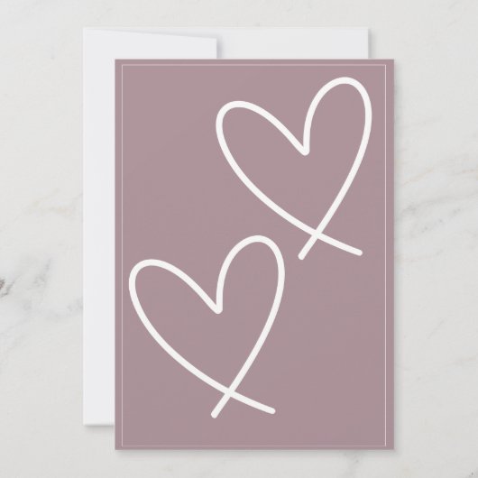 Invitation Baby shower jumeaux, Bonjour bébés, Typographie si (Dos)