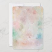 Invitation Baby shower jumeaux garçon et fille (Dos)