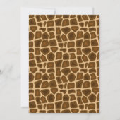 Invitation Baby shower Jungle Giraffe (Dos)