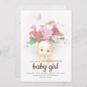 Invitation Baby shower Kewpie (Devant / Derrière)