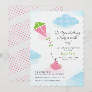 Invitation Baby shower Kite