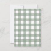 Invitation Baby shower lapin (Dos)