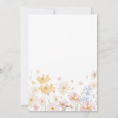 Invitation Baby shower lapin (Dos)