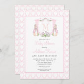 Invitation Baby shower lapin (Devant / Derrière)