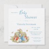 Invitation Baby shower lapin lapin (Devant)