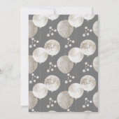 Invitation Baby shower lapin mignon (Dos)