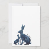 Invitation Baby shower lapin Whimsical (Dos)