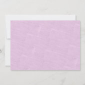 Invitation Baby shower Lilac Aquarelle (Dos)
