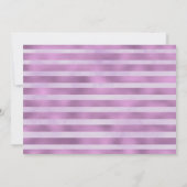 Invitation Baby shower Lilac Purple Spring Poted Flowers (Dos)