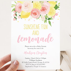 Invitation Baby Shower Limonade