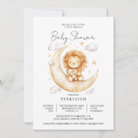 Baby shower Lion mignon