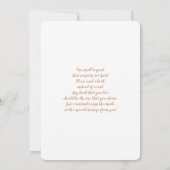 Invitation Baby shower Lion par courrier (Dos)