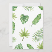 Invitation Baby shower Lion rugissant (Dos)