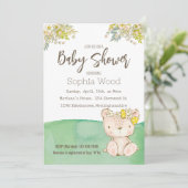 Invitation Baby Shower Little Bear (Debout devant)