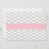 Invitation Baby shower Little Bird Chevron (Dos)