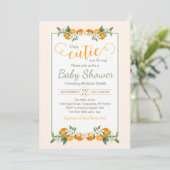 Invitation Baby shower Little Cutie (Debout devant)
