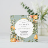 Invitation Baby shower Little Cutie (Debout devant)