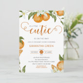 Invitation Baby shower Little Cutie (Debout devant)