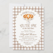 Invitation Baby Shower Little Cutie Pie (Devant)